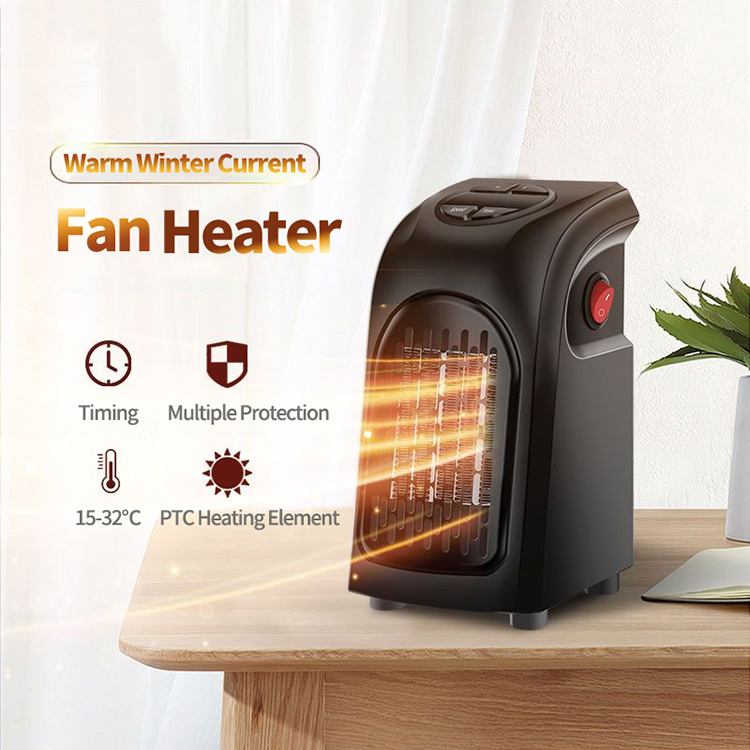 Winter-Luftheizlüfter, elektrische Heizgeräte für Zuhause, Mini-Wandheizlüfter, Keramik-Heizlüfter für Zuhause, Büro, Camping