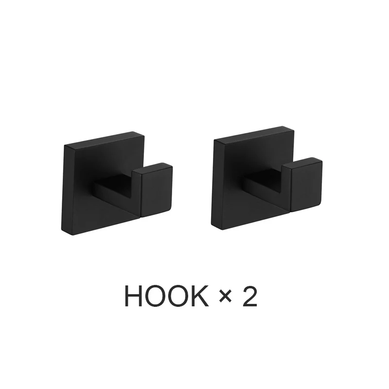 Matte Black Bathroom Hardware 304 Stainless Steel Towel Rack Toilet Paper Holder Liquid Soap Holder Towel Bar Toilet Accessories – Bild 18
