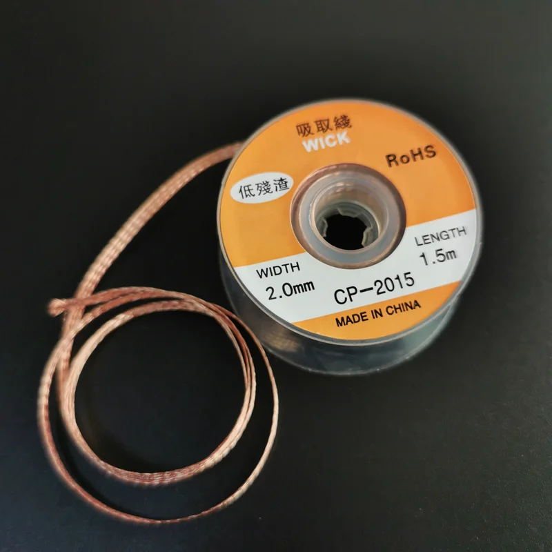 1PC 2.0mm 3.5mm 1.5M Welding Wires Desoldering Braid Solder Remover Wick Wire Repair Tool – Bild 16