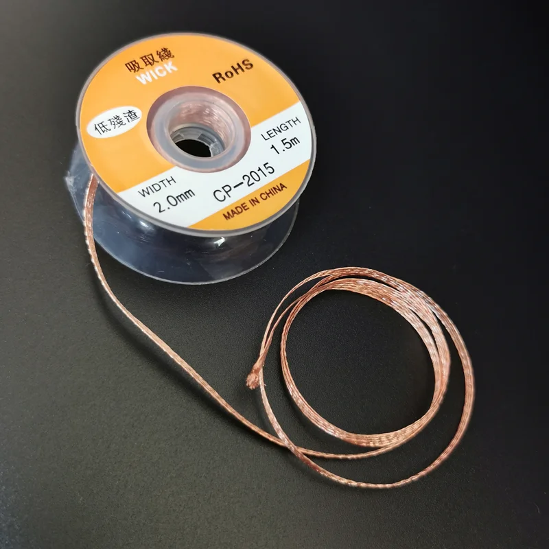 1PC 2.0mm 3.5mm 1.5M Welding Wires Desoldering Braid Solder Remover Wick Wire Repair Tool – Bild 12