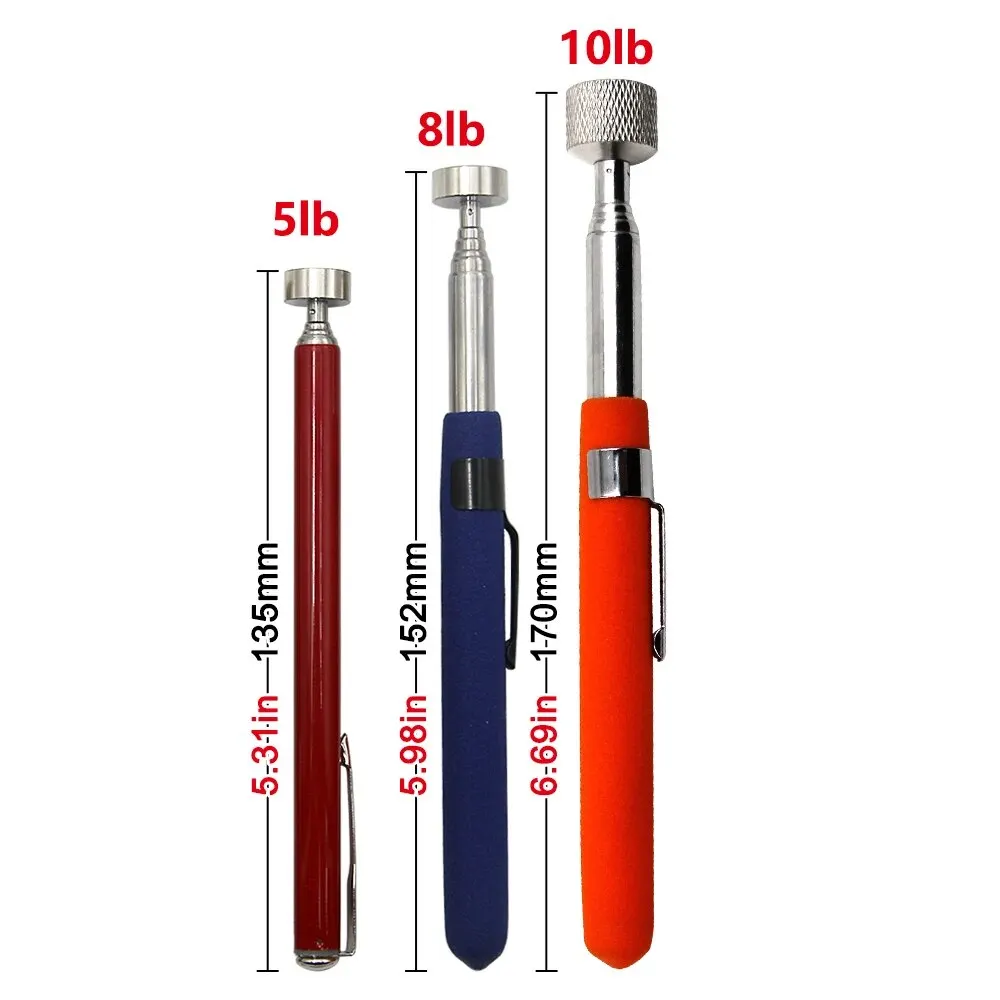 Magnetic Retractable Pickup Suction Iron Rod Portable Multifunctional Extractor Pen Clip Automotive Repair Tools – Bild 2