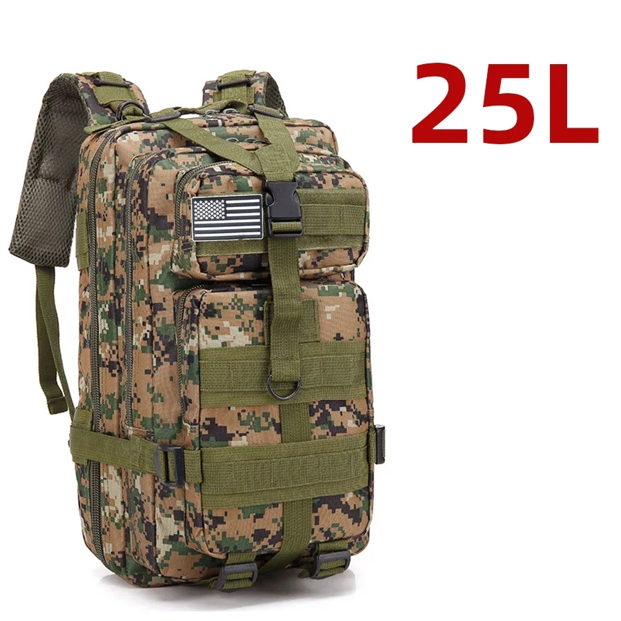 25L/50L 1000D Nylon Waterproof Trekking Fishing Hunting Bag Backpack Outdoor Rucksacks Tactical Sports Camping Hiking – Bild 10