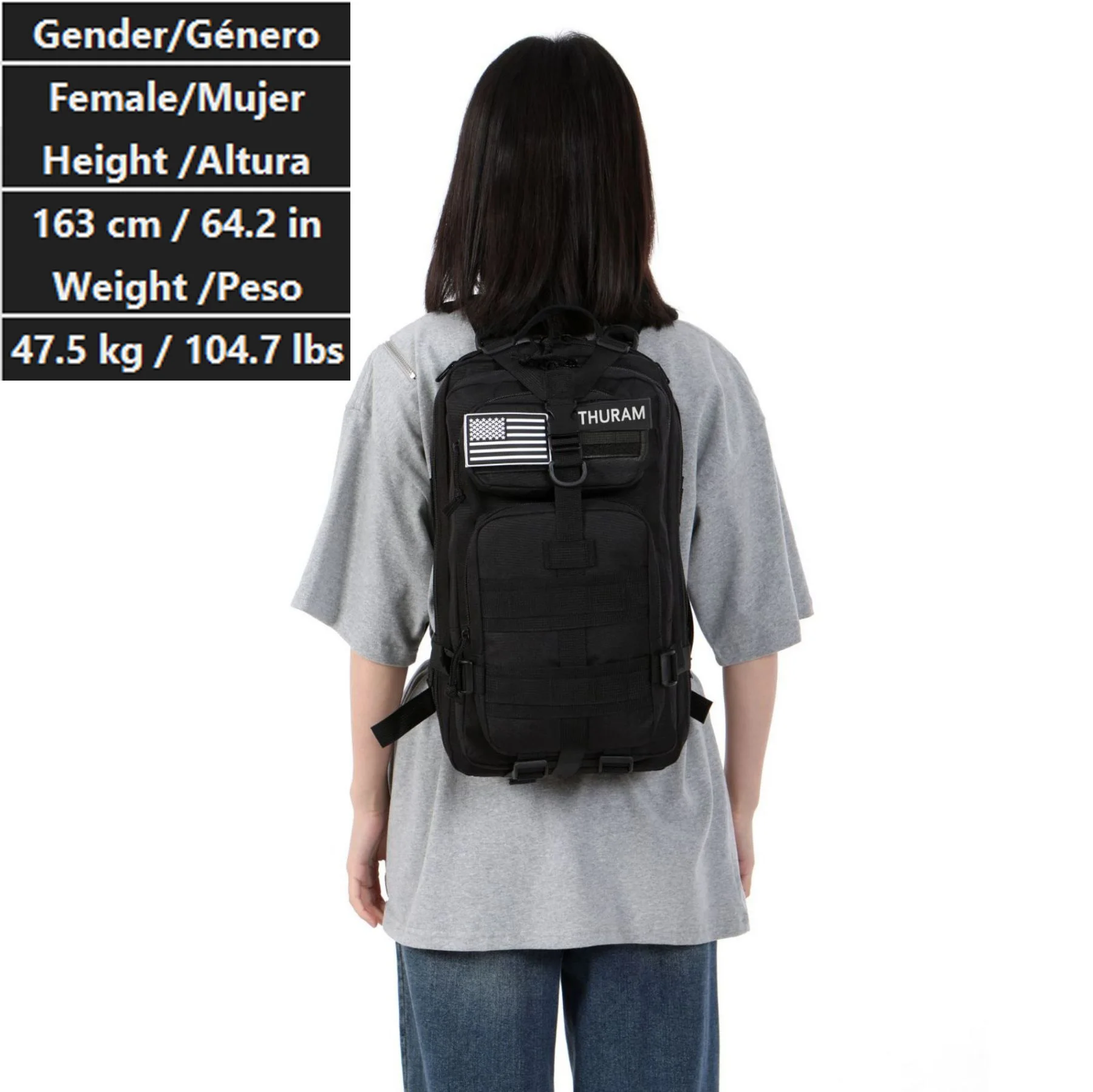 25L/50L 1000D Nylon Waterproof Trekking Fishing Hunting Bag Backpack Outdoor Rucksacks Tactical Sports Camping Hiking – Bild 45