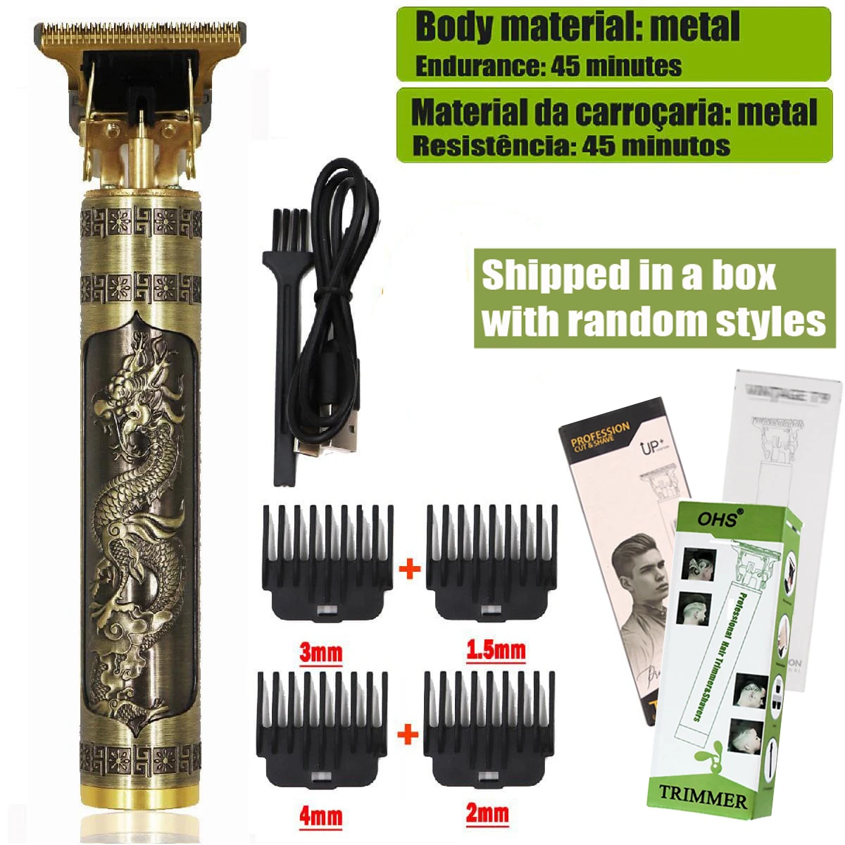 T9 Haarschneidemaschine – Reparatur, Bartschneidegerät, Körperhaartrimmer, Elektrorasierer, Haarschneidemaschine für Männer, 0 mm, Friseur-Rasierer – Bild 8