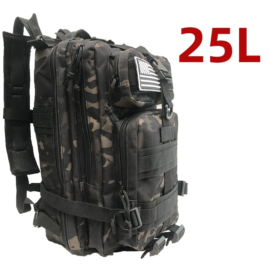 25L/50L 1000D Nylon Waterproof Trekking Fishing Hunting Bag Backpack Outdoor Rucksacks Tactical Sports Camping Hiking – Bild 23