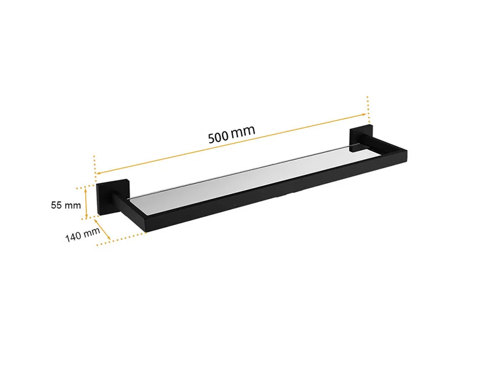 Matte Black Bathroom Hardware 304 Stainless Steel Towel Rack Toilet Paper Holder Liquid Soap Holder Towel Bar Toilet Accessories – Bild 59