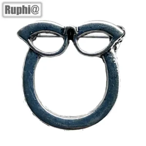 Vintage Metal Eyeglass Sunglasses Goggles Holder Pin Badge Brooches Fashion Ornament Jewelry Accessories