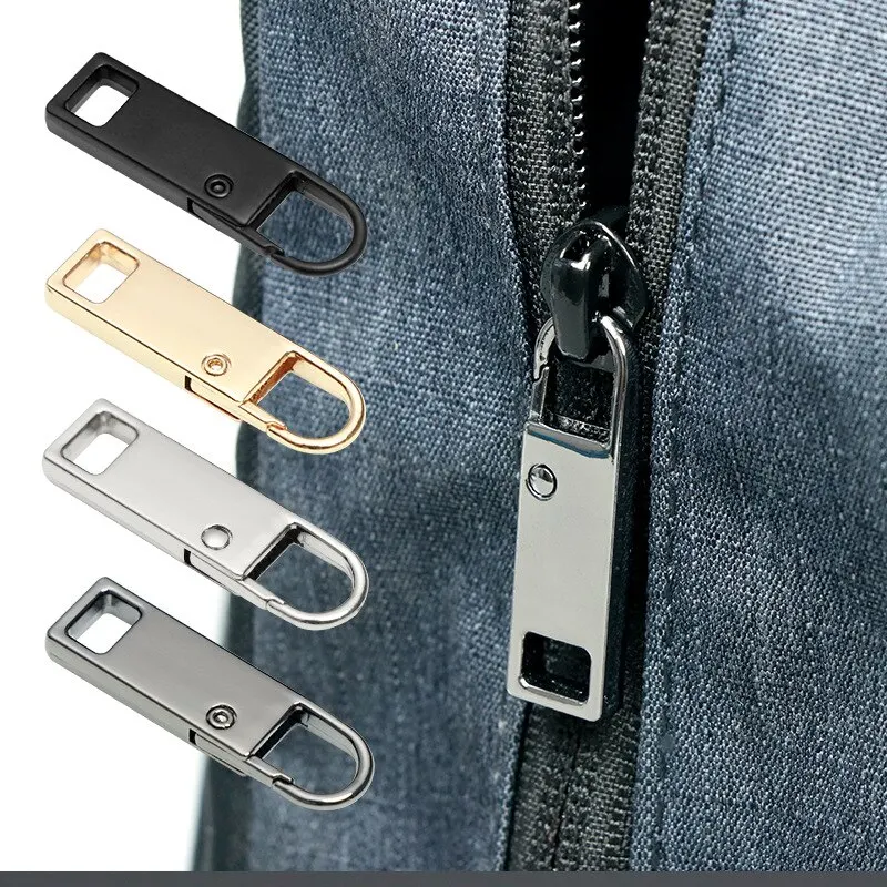 4 Stück/8 Stück abnehmbare Reißverschlusszüge, mehrfarbige Ersatzteile für Reißverschlüsse für Jeans und Rucksäcke, Nähzubehör