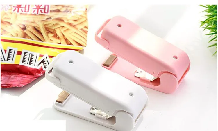 Mini Hea Bag Seal Machine Package Sealer Bags Thermal Plastic Food Bag – Bild 10