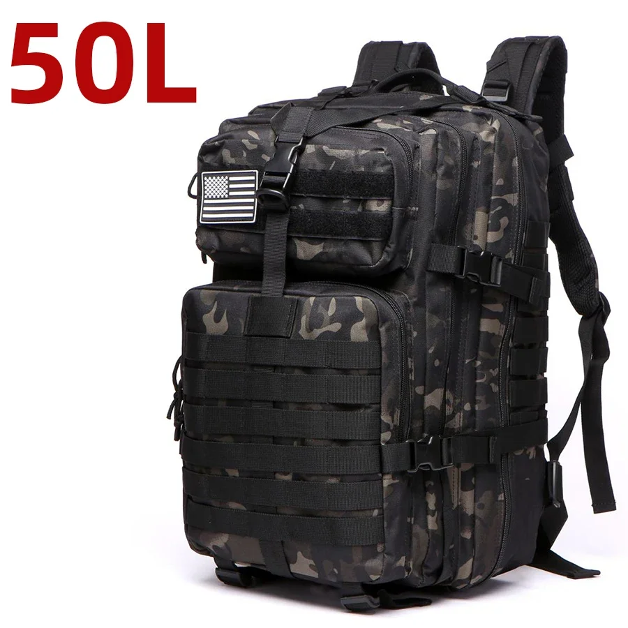 25L/50L 1000D Nylon Waterproof Trekking Fishing Hunting Bag Backpack Outdoor Rucksacks Tactical Sports Camping Hiking – Bild 16