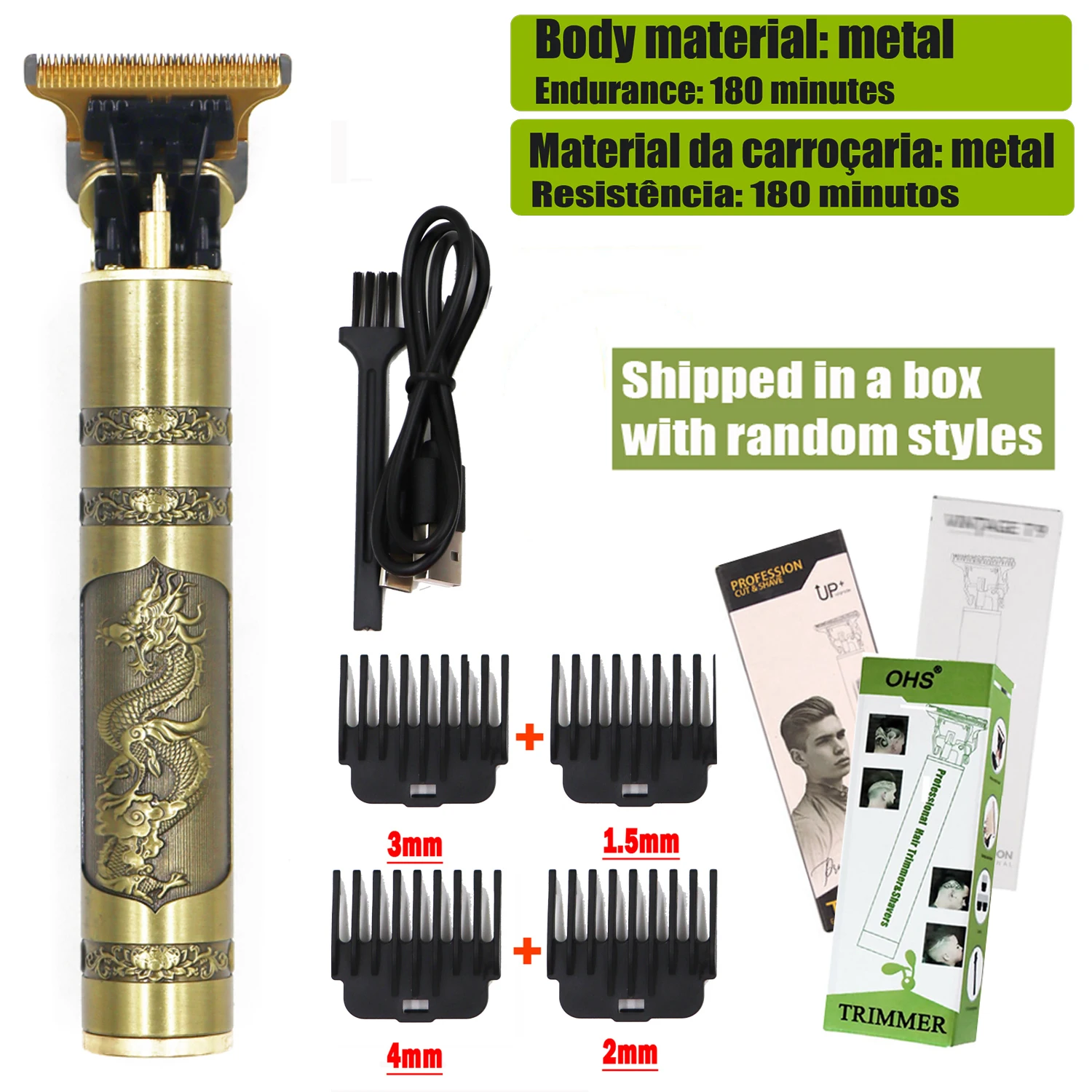 T9 Haarschneidemaschine – Reparatur, Bartschneidegerät, Körperhaartrimmer, Elektrorasierer, Haarschneidemaschine für Männer, 0 mm, Friseur-Rasierer – Bild 7