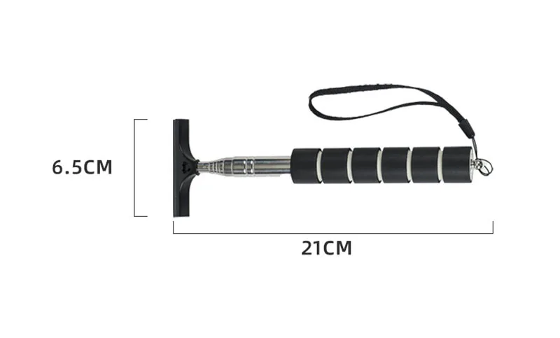 Car Rearview Mirror Wiper Cleaning Tool Auto Glass Mist Cleaner Scraper Car Accessories Handle Telescopic Window Cleaning Brush – Bild 16