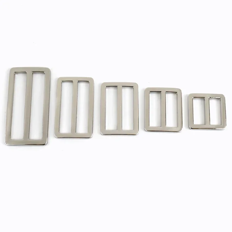 5/10pcs 16-50mm Bags Strap Buckles Metal Slider Tri Glide Adjust Belt Buckle for Webbing Shoes Clothes Leather Part Accessories – Bild 9