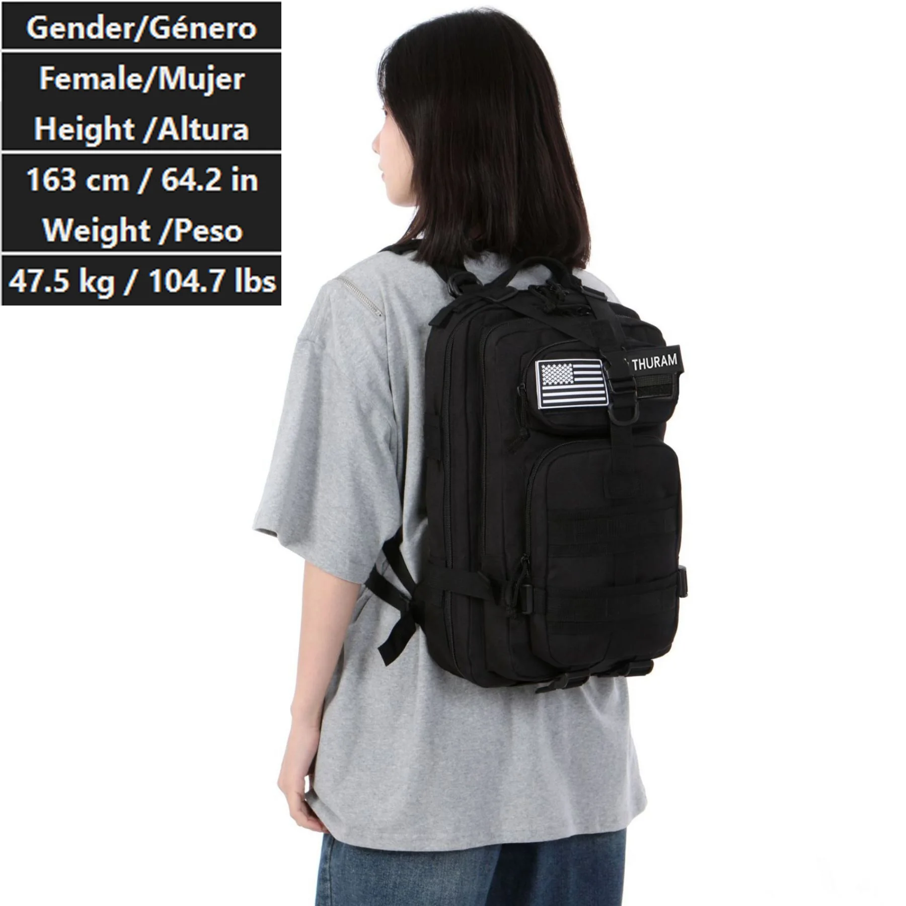 25L/50L 1000D Nylon Waterproof Trekking Fishing Hunting Bag Backpack Outdoor Rucksacks Tactical Sports Camping Hiking – Bild 29