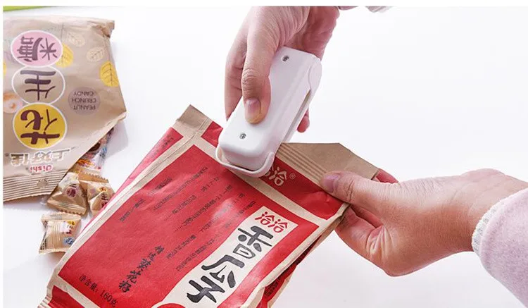 Mini Hea Bag Seal Machine Package Sealer Bags Thermal Plastic Food Bag – Bild 13