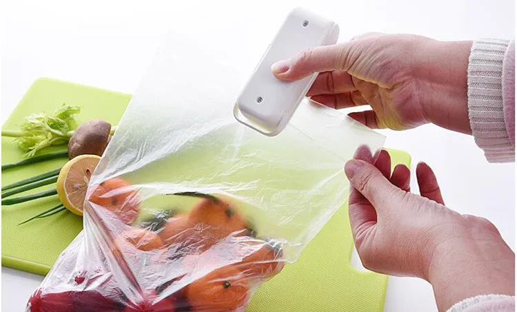 Mini Hea Bag Seal Machine Package Sealer Bags Thermal Plastic Food Bag – Bild 12