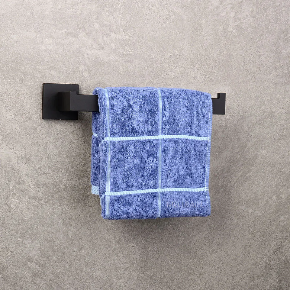 Matte Black Bathroom Hardware 304 Stainless Steel Towel Rack Toilet Paper Holder Liquid Soap Holder Towel Bar Toilet Accessories – Bild 6