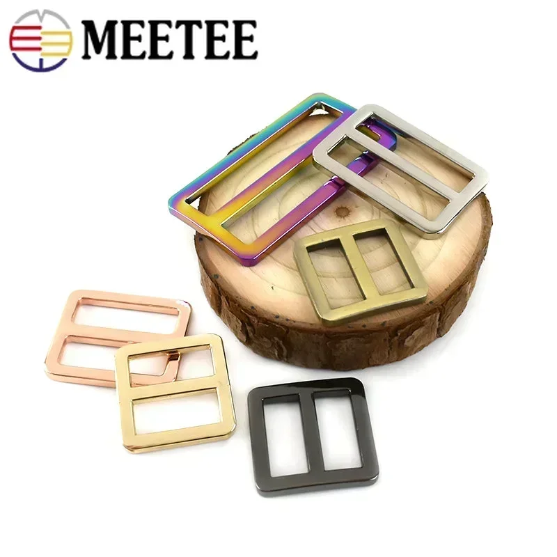 5/10pcs 16-50mm Bags Strap Buckles Metal Slider Tri Glide Adjust Belt Buckle for Webbing Shoes Clothes Leather Part Accessories – Bild 5