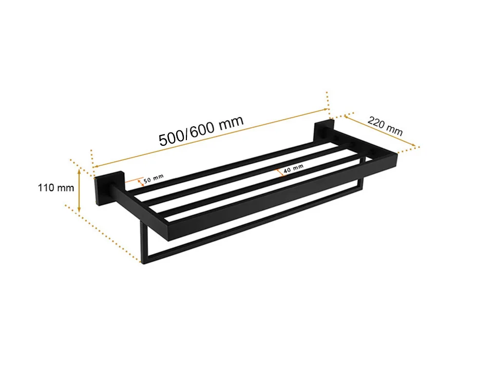Matte Black Bathroom Hardware 304 Stainless Steel Towel Rack Toilet Paper Holder Liquid Soap Holder Towel Bar Toilet Accessories – Bild 55