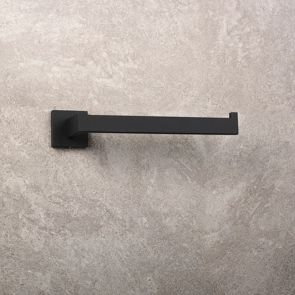 Matte Black Bathroom Hardware 304 Stainless Steel Towel Rack Toilet Paper Holder Liquid Soap Holder Towel Bar Toilet Accessories – Bild 56