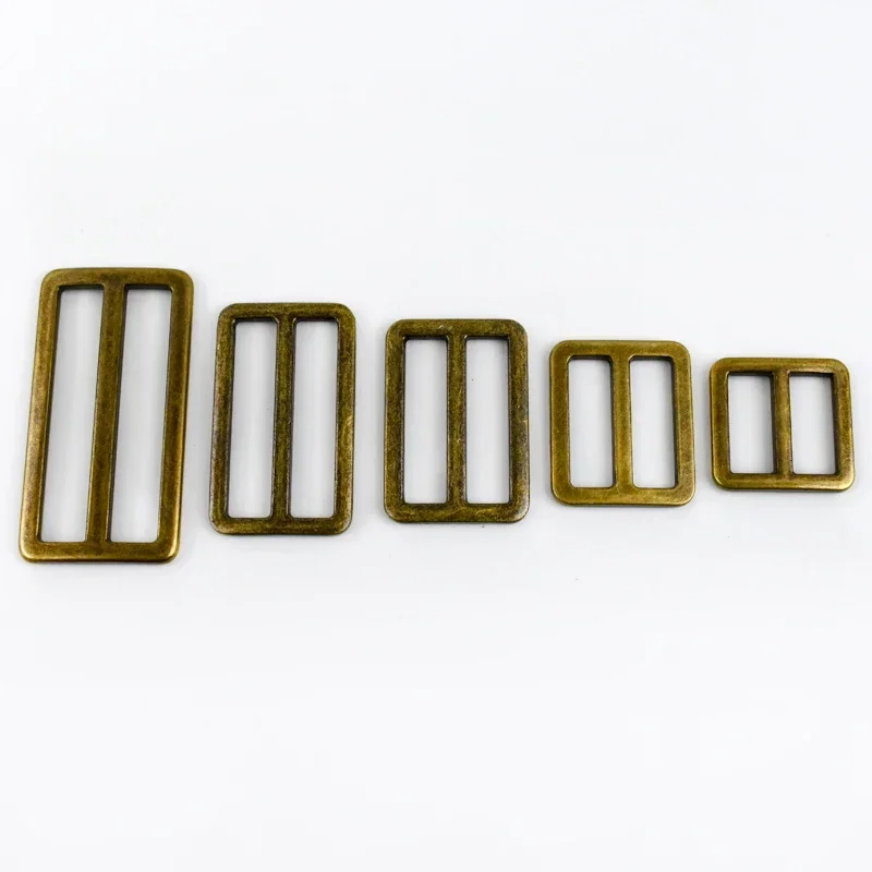 5/10pcs 16-50mm Bags Strap Buckles Metal Slider Tri Glide Adjust Belt Buckle for Webbing Shoes Clothes Leather Part Accessories – Bild 15
