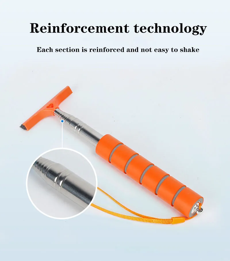 Car Rearview Mirror Wiper Cleaning Tool Auto Glass Mist Cleaner Scraper Car Accessories Handle Telescopic Window Cleaning Brush – Bild 18