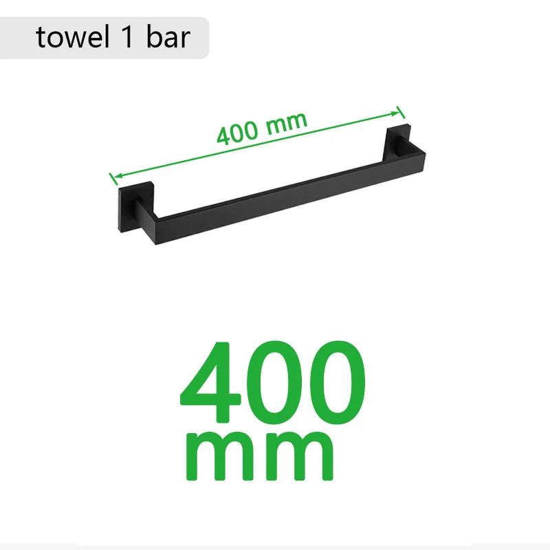 Matte Black Bathroom Hardware 304 Stainless Steel Towel Rack Toilet Paper Holder Liquid Soap Holder Towel Bar Toilet Accessories – Bild 14