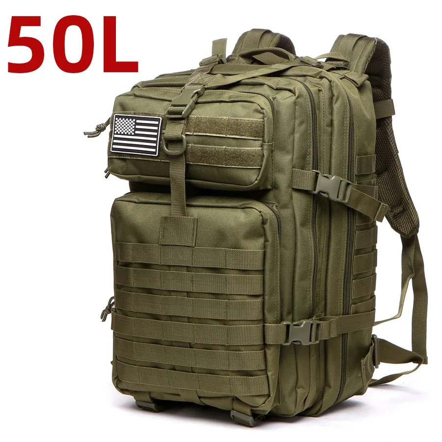 25L/50L 1000D Nylon Waterproof Trekking Fishing Hunting Bag Backpack Outdoor Rucksacks Tactical Sports Camping Hiking – Bild 20