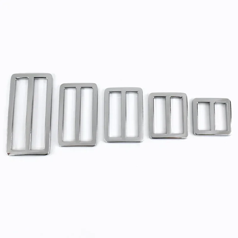 5/10pcs 16-50mm Bags Strap Buckles Metal Slider Tri Glide Adjust Belt Buckle for Webbing Shoes Clothes Leather Part Accessories – Bild 12