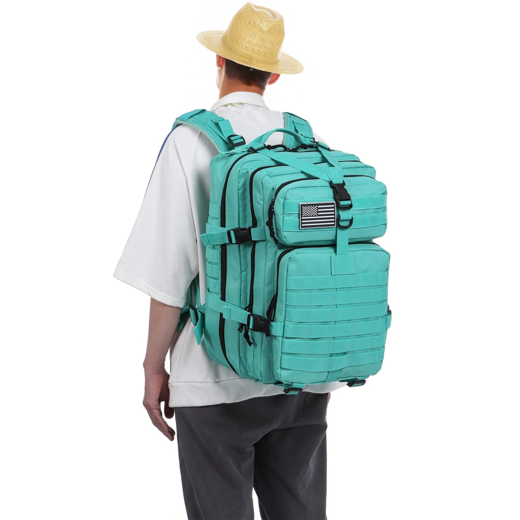 25L/50L 1000D Nylon Waterproof Trekking Fishing Hunting Bag Backpack Outdoor Rucksacks Tactical Sports Camping Hiking – Bild 49