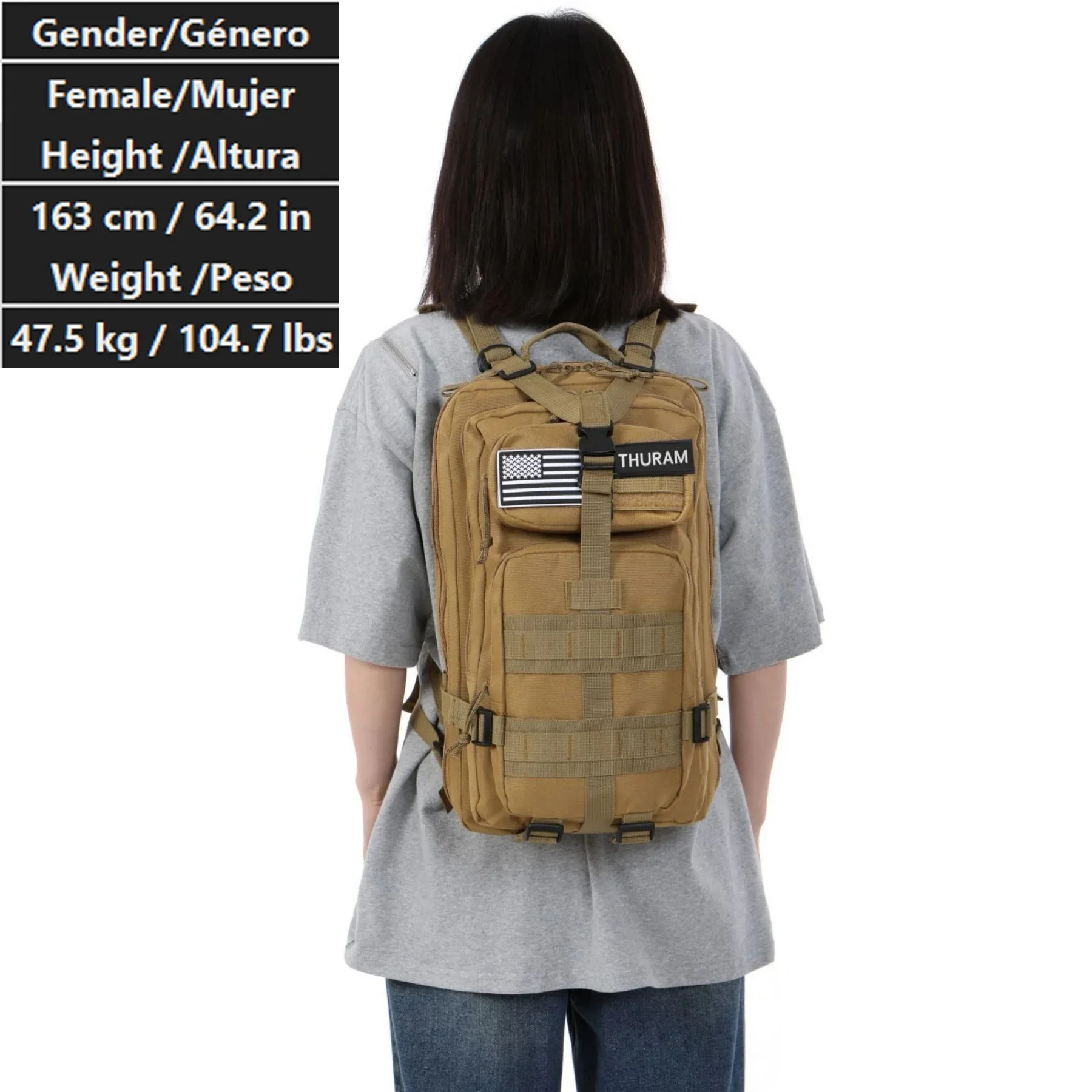 25L/50L 1000D Nylon Waterproof Trekking Fishing Hunting Bag Backpack Outdoor Rucksacks Tactical Sports Camping Hiking – Bild 46