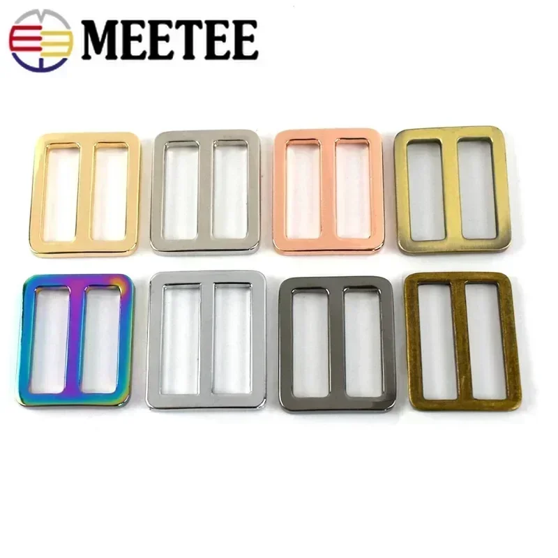 5/10pcs 16-50mm Bags Strap Buckles Metal Slider Tri Glide Adjust Belt Buckle for Webbing Shoes Clothes Leather Part Accessories – Bild 2