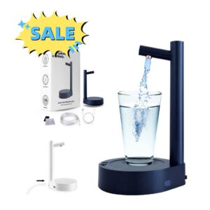 Elektrischer Wasserspender für den Schreibtisch, automatischer Wasserflaschenspender, wiederaufladbarer Wasserspender