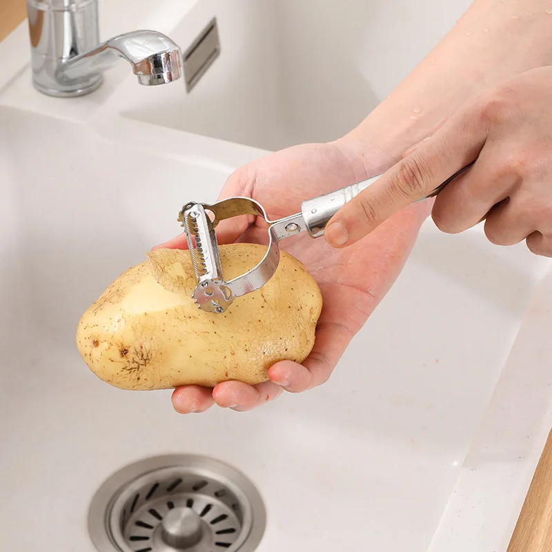 High Quality Stainless Steel Potato Cucumber Carrot Grater Julienne Peeler Vegetables Fruit Peeler Vegetable Slicer – Bild 5