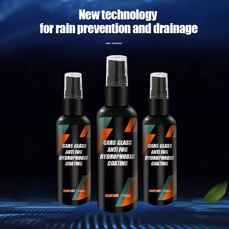 Car Glass Anti-rain Water Spray Repellent Nano Coating Hydrophobic Waterproof Agent Oil Film Removing Auto Glass Film Agent – Bild 5