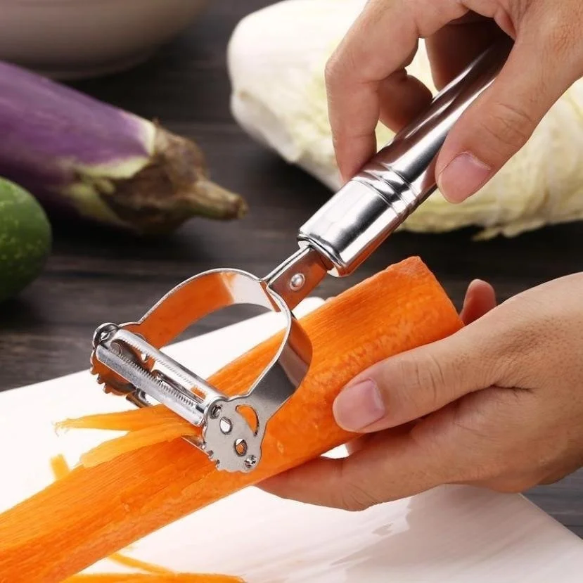 High Quality Stainless Steel Potato Cucumber Carrot Grater Julienne Peeler Vegetables Fruit Peeler Vegetable Slicer – Bild 3