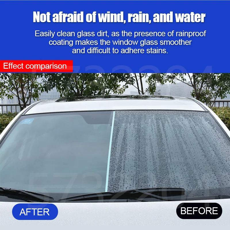 Car Glass Anti-rain Water Spray Repellent Nano Coating Hydrophobic Waterproof Agent Oil Film Removing Auto Glass Film Agent – Bild 2